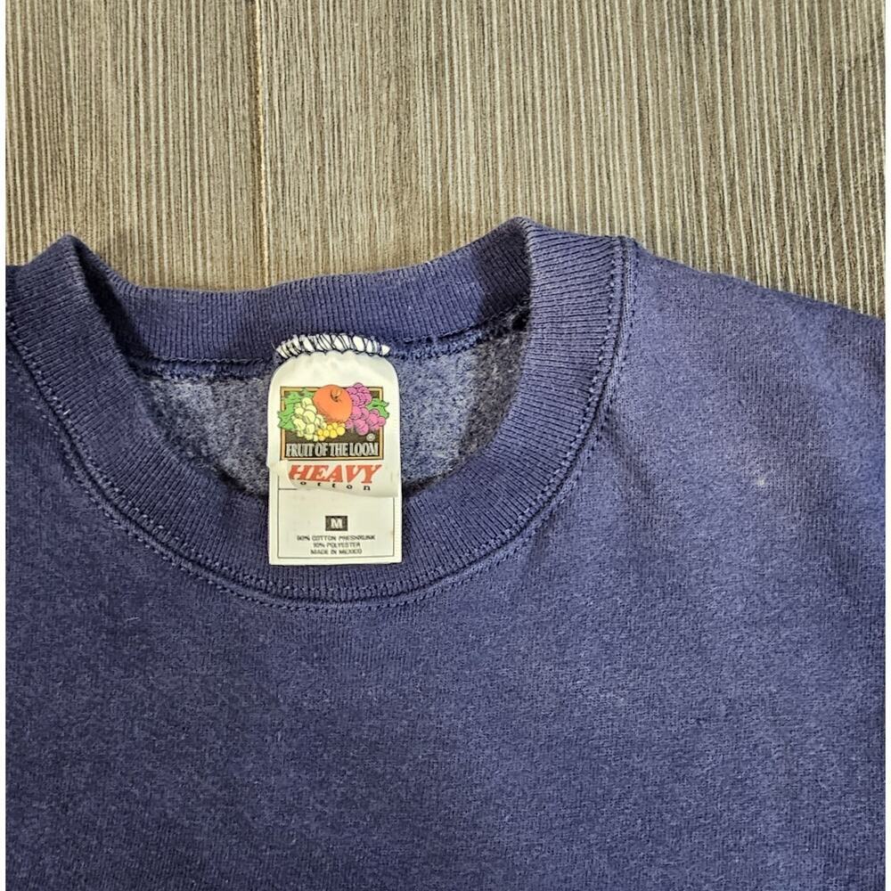Vintage Lake Superior Zoo New Years Y2K Animal Print Sweatshirt Sz Medium - Picture 5 of 8